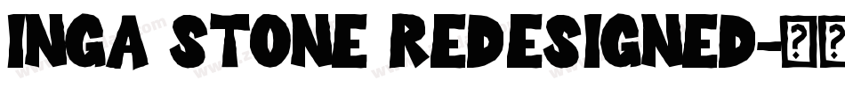 Inga Stone Redesigned字体转换